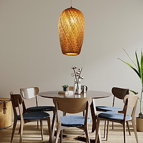Hand Woven Bamboo Pendant Light Lamp Shade Ceiling Lamp Lighting Fixtures Chandelier for Bedroom, Teahouse, Restaurant, Bar Decor