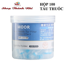 Hộp 100 tẩu thuốc nhựa dẻo MOOR- GREEN HEALTH, Shop Thành Nhi MR-300