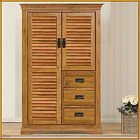 Mua Tủ Áo 2 Cánh + 3 Hộc Phải gỗ sồi lá sách Juno Sofa