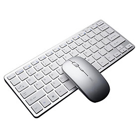 INPHIC V790 rechargeable wireless keyboard chocolate mouse and keyboard set MAC laptop home ultra-thin portable office keyboard and mouse set classic black
