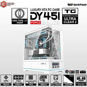 Mua VỎ CASE MÁY TÍNH DARKFLASH DY451 Pro (ATX) - Hàng chính hãng