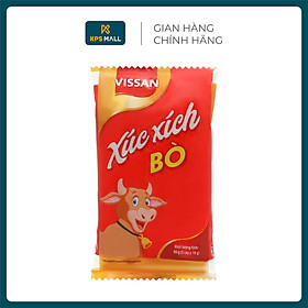 Xúc xích tiệt trùng bò Vissan gói 5 cây * 18g