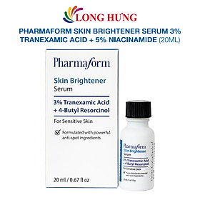 Tinh chất dưỡng trắng Pharmaform Skin Brightener Serum 3% Tranexamic Acid + 5% Niacinamide (20ml) - Hàng chính hãng
