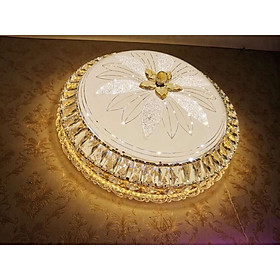 Mua Đèn Led 3D Ốp Trần Pha Lê 3 Chế Độ Ánh Sáng Hình Vuông  Hình Tròn Viền Pha Lê Sang Trọng Trang Trí Nội Thất Sang Trọng  Hiện Đại