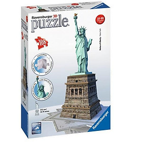 Hình ảnh Xếp hình puzzle 3D Tượng nữ thần tự do 108 mảnh Ravensburger RV125845