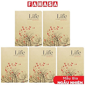 Combo 5 Tập Sinh Viên Life - Kẻ Ngang 200 Trang ĐL 70g/m2 - FAHASA (Mẫu Màu Giao Ngẫu Nhiên)