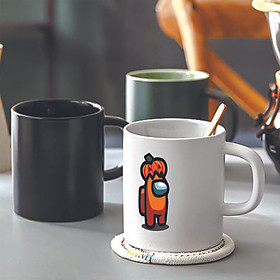 Ly cốc sứ in hình Among Us bí ngô