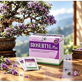 Men tiêu hóa Biosubtyl, hộp 25 gói, hỗ trợ cân bằng hệ vi sinh đường ruột