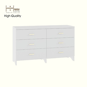 Mua HAPPY FURNITURE   Tủ lưu trữ 6 ngăn kéo - CHEVY  THK_265   140cm x 45cm x 82cm DxRxC