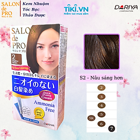Kem nhuộm tóc Salon de Pro 2 - Màu nâu sáng hơn