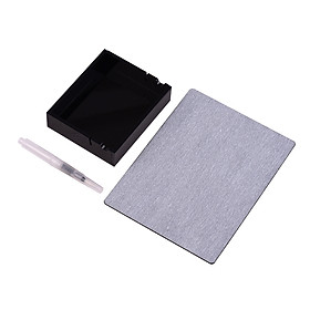Reusable Buddha Board Artist Board Paint with Water Brush & Stand Release Pressure Relaxation Meditation Art Mindfulness