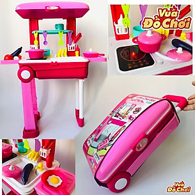 Mua Bộ Đồ Chơi Nấu Ăn Có Bếp Từ Cao 63cm Gấp Gọn Thành Chiếc Vali Siêu Hot tại Vuadochoi14