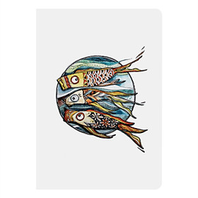 Sổ Tay Mini Japanese Koi Lanterns Monosketch (14 x 9 cm)
