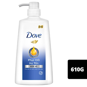 Kem Xả Dove Phục Hồi Tóc Hư Tổn Chai 610G