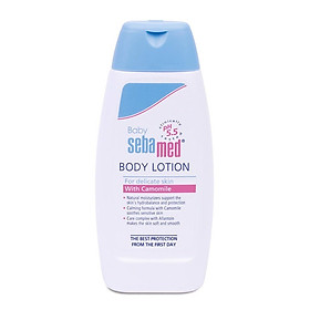 Sữa dưỡng ẩm toàn thân dành cho trẻ sơ sinh và trẻ nhỏ Sebamed pH 5.5 Baby