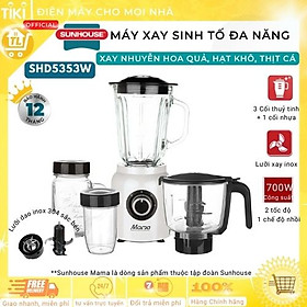 Máy xay sinh tố đa năng Sunhouse Mama SHD5353W - Hàng chính hãng