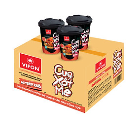 Thùng 24 ly Mì trộn Cua xốt me 75gr VIFON