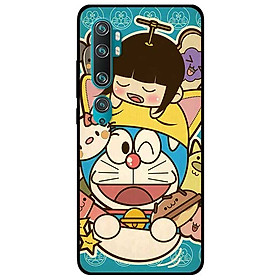 Ốp lưng dành cho Xiaomi Mi Note 10 Pro mẫu Mèo Máy Nháy Mắt
