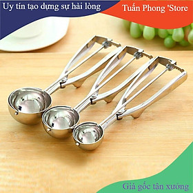 Muỗng Múc Kem 5Cm Dài 22cm Bằng Inox Không Gỉ Cao Cấp FREESHIP TP'S