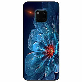 Ốp lưng dành cho Huawei Mate 20 Pro mẫu Mẫu Đơn Xanh Đỏ