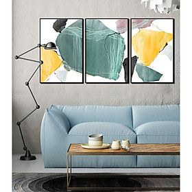 Bộ 3 tranh Canvas treo tường phòng khách