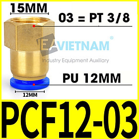 Mua Cút nối nhanh   Đầu nối nhanh PCF ren trong 4 6 8 10 12