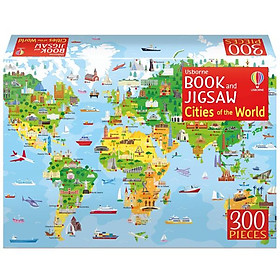 Hình ảnh Usborne Book And Jigsaw Cities Of The World