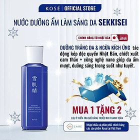 Nước Dưỡng Ẩm Làm Sáng Da,Dưỡng Trắng, Cấp Ẩm, Hỗ Trợ Giảm Khô Ráp & Xỉn Màu Sekkisei Kose Nhật Bản 350ml