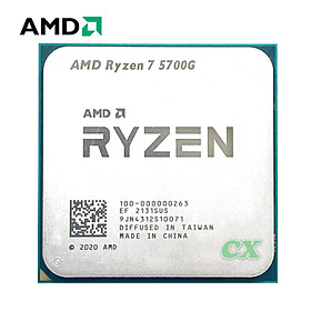 AMD Ryzen 7 5700G R7 5700G 3,8GHz Eight-core 16-sợi 65W Bộ xử lý CPU L3 = 16M 100-000000263 AM4