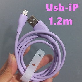 Dây sạc nhanh C to L PD 20W 18W cáo silicon siêu mềm chống rối cho iP Baseus Pudding Series _ Hàng chính hãng