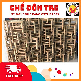 Mua Ghế đôn tre cho gia đình cho quán  ốc bún đậu mắm tôm mộc