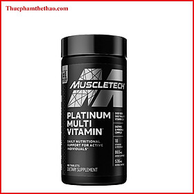 Vitamin Tổng hợp PLATINUM MULTI VITAMIN (90v) cung cấp 20 loại Vitamin và khoáng chất - Hàng Chính Hãng Muscletech USA