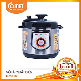 Nồi Áp suất điện Comet - CM6151 - 6L - HÀNG CHÍNH HÃNG