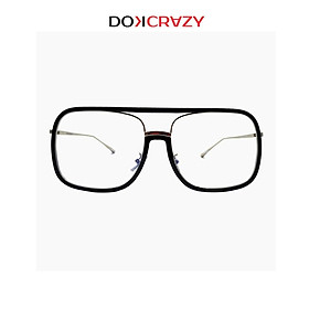 Gọng kính oversize thời trang cao cấp VISPA DOKCRAZY mắt không độ unisex đi đường chống bụi du lịch phong cách đường phố