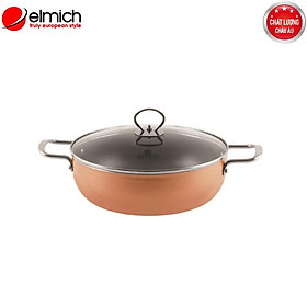 Nồi lẩu nhôm chống dính vân đá đáy từ cao cấp 26cm Smartcook 5552KMB