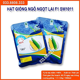 Hình ảnh Hạt Giống Ngô Ngọt Việt Thái SW1011 ( Gói 500gram) - Ngô Siêu Năng Suất ( VIỆT THÁI SỐ 1)