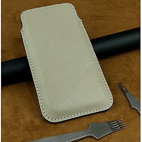Bao da rút handmade IONECASE điện thoại 16 PRO Da Bò Thật - hàng chính hãng