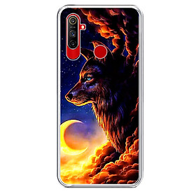 Ốp Lưng Dẻo Cho Điện Thoại Realme C3 - 01286 0267 WOLF03 - Hàng Chính Hãng