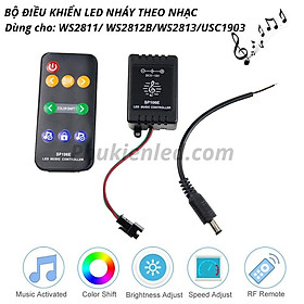 Mua Bộ Điều Khiển Led nháy theo nhạc chuyên dùng cho dây led WS2811  WS2812B  SK6812  1903 điện áp 5V-12V (Mã SP106E)