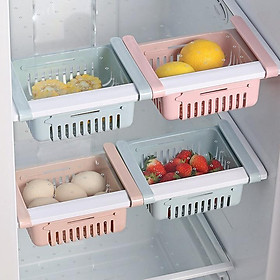Mua Khay phụ đựng đồ kẹp tủ lạnh thông minh bằng nhựa - Khay nhựa kẹp bàn kính  tạo ngăn tủ lạnh