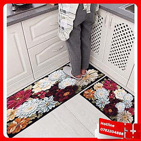 Mua Bộ 2 Thảm Bếp Đế Cao Su Chống Trơn Trượt Dễ Lau Sạch - Màu Ngẫu Nhiên - Loại Tốt