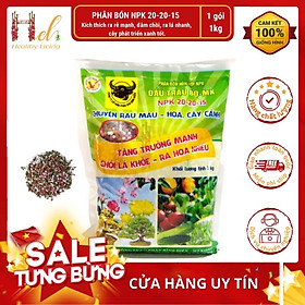 Mua Phân Bón Đầu Trâu NPK 20-20-15 Giúp Chồi Lá Khỏe  Cây Ra Hoa Nhiều  Hoa Đẹp  Lâu Tàn