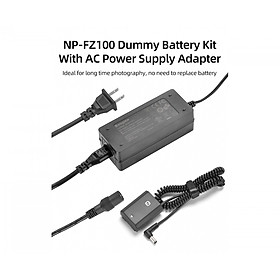 BỘ PIN GIẢ KINGMA NP-FZ100 VỚI BỘ CHUYỂN ĐỔI NGUỒN ĐIỆN EU PLUG POWER ADAPTER - Hàng chính hãng