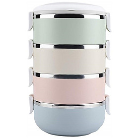 Mua Cặp Lồng Cơm 4 Tầng Giữ Nhiệt Từ Lúa Mạch Cao Cấp An Toàn Cho Sức Khỏe