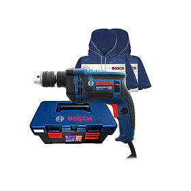 Bộ máy khoan động lực Bosch GSB 13 RE SET 100 chi tiết tặng kèm 2 Áo mưa Bosch