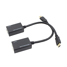 HDMI Over to RJ45 CAT5e CAT6 LAN Extender Repeater Cable Lead