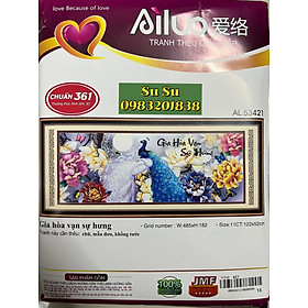 Mua Tranh thêu chữ thập Gia hòa vạn sự hưng AL53421  tranh thêu 3D