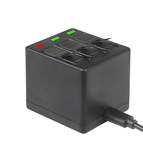 Bộ Sạc Kiêm Hộp Đựng 2 Trong 1 Cho Máy Quay Thể Thao GoPro Hero 5/6/7