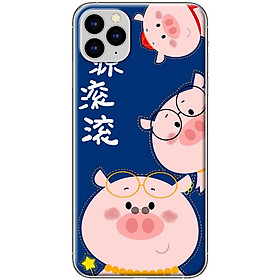 Ốp lưng dành cho iPhone 11 Pro Max mẫu 3 chú heo