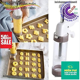 Mua Dụng cụ nhấn / Súng đẩy Tạo Hình Bánh Quy 19 món  Khuôn Bánh Qui - Hàng Cao Cấp